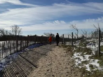 De Panne in de sneeuw (België)